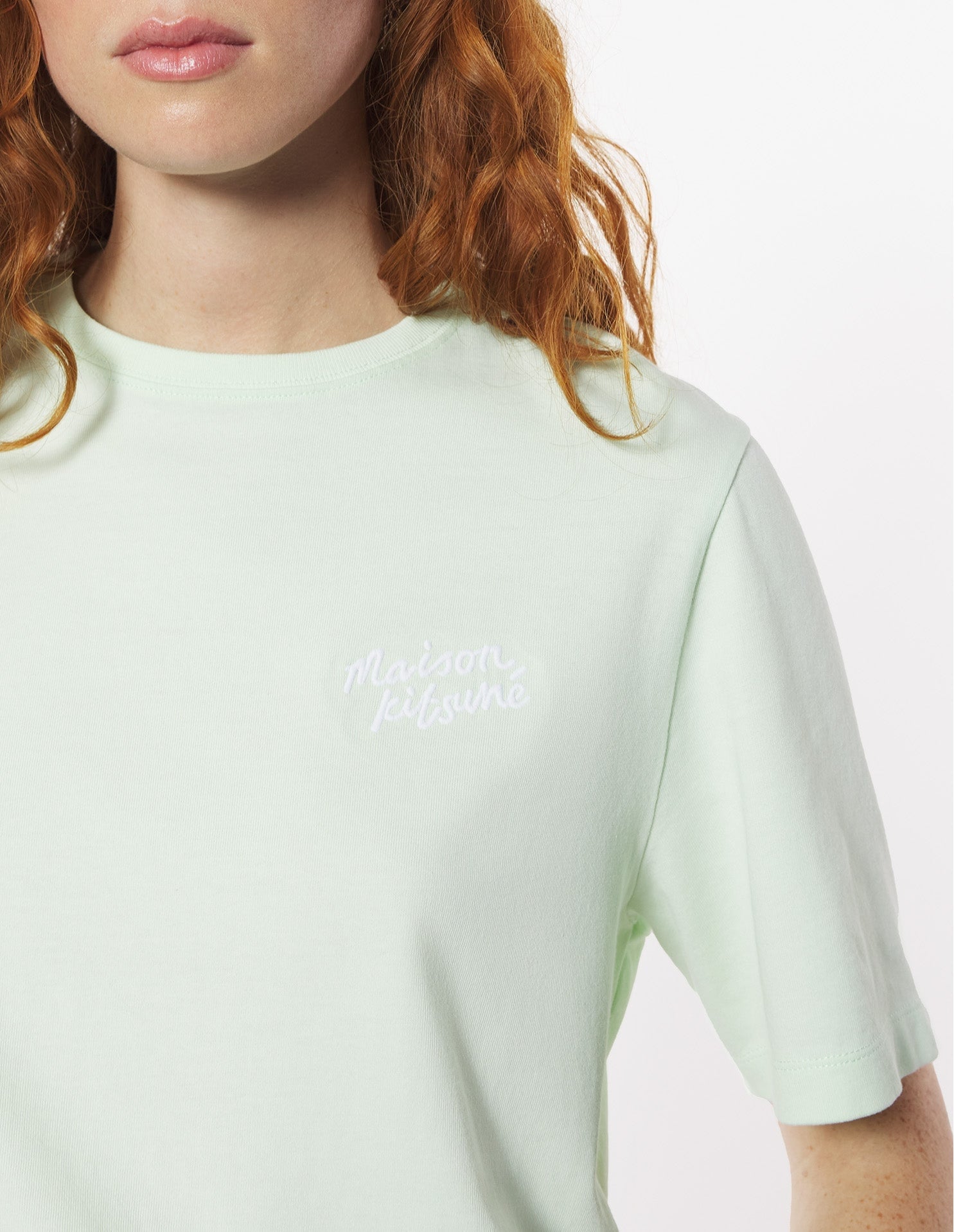 T-shirt by Maison Kitsuné - Mint Ice