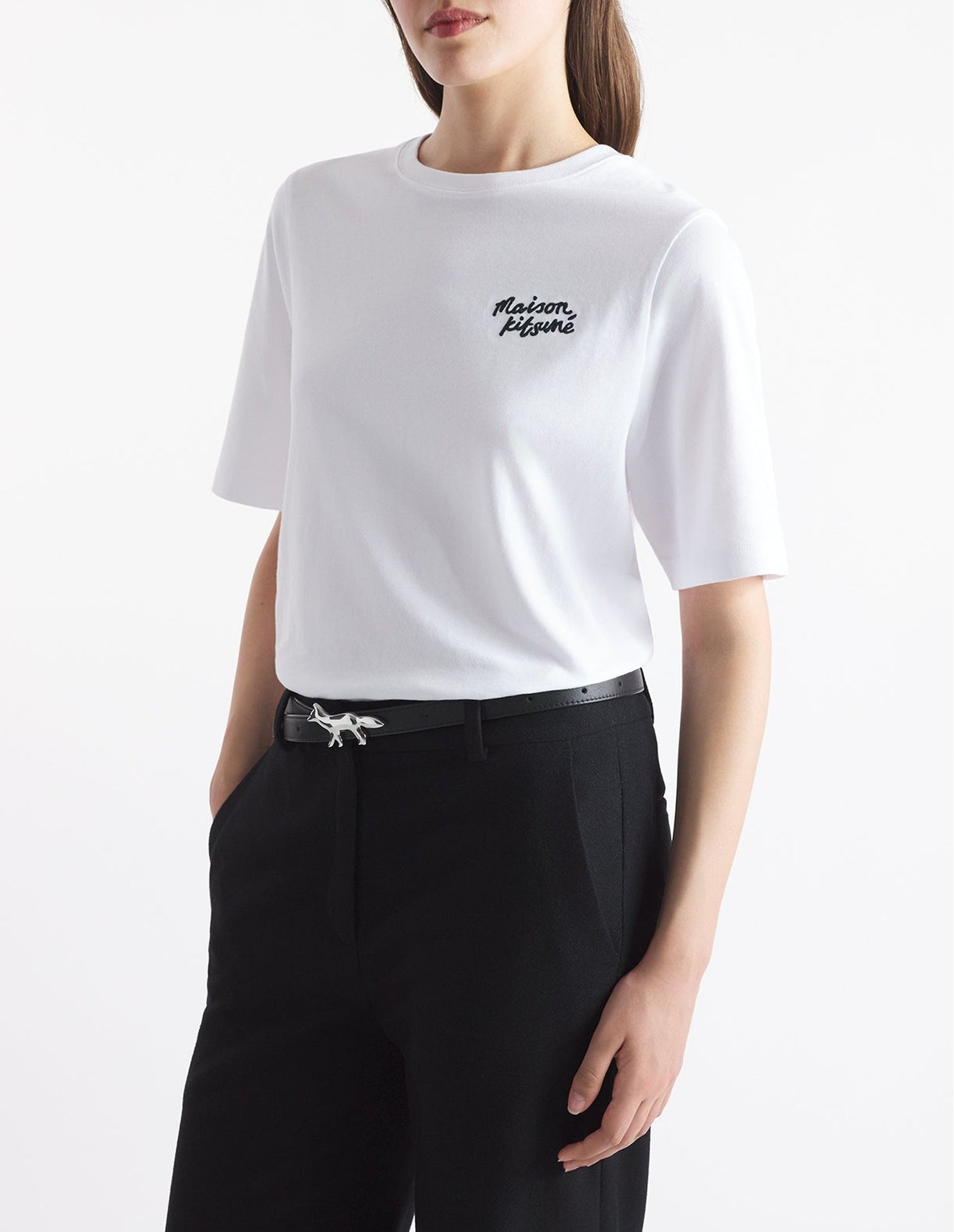 T-shirt avec broderie - White & Black