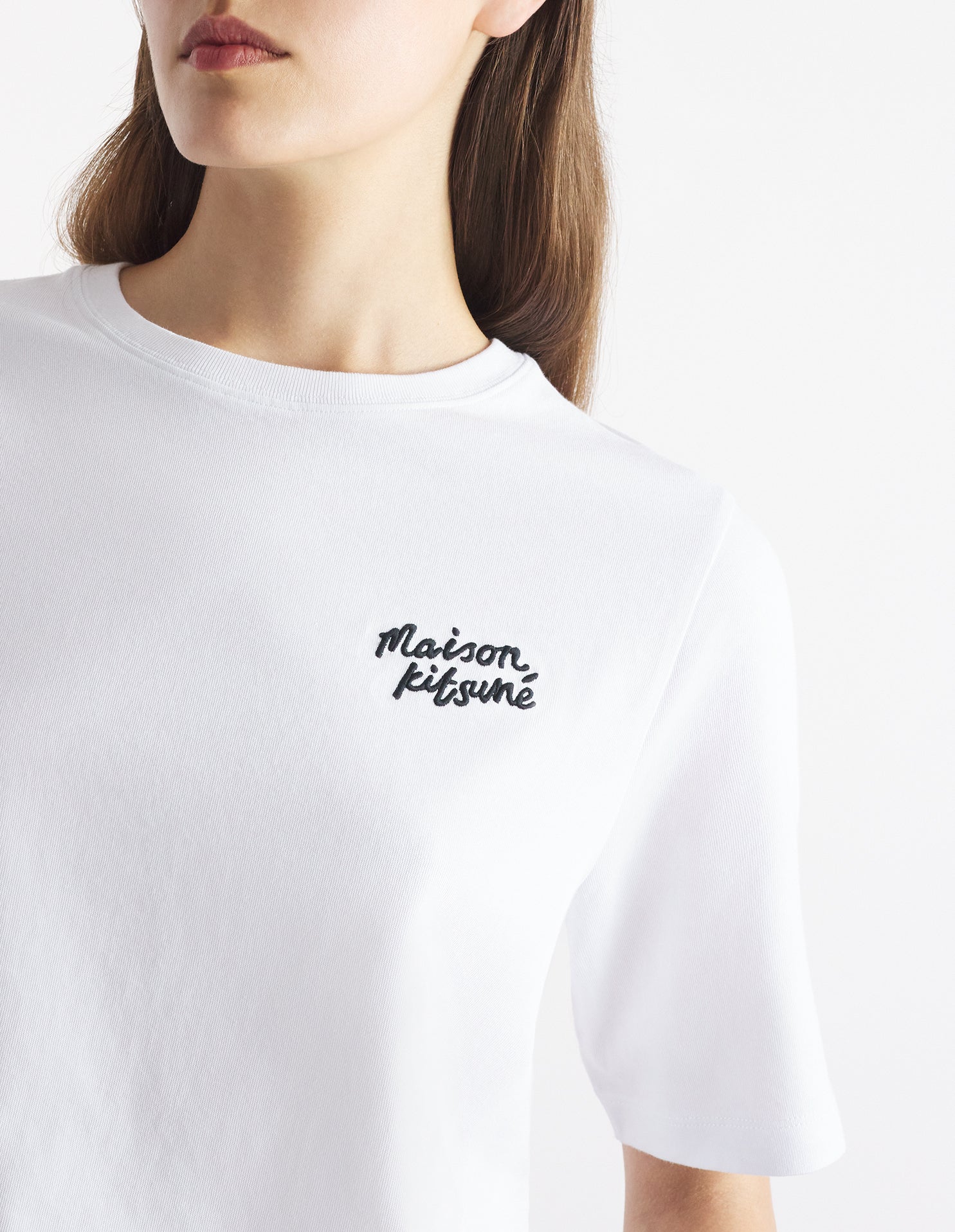 T-shirt avec broderie - White & Black