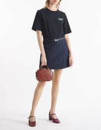 T-shirt avec broderie - Black & White