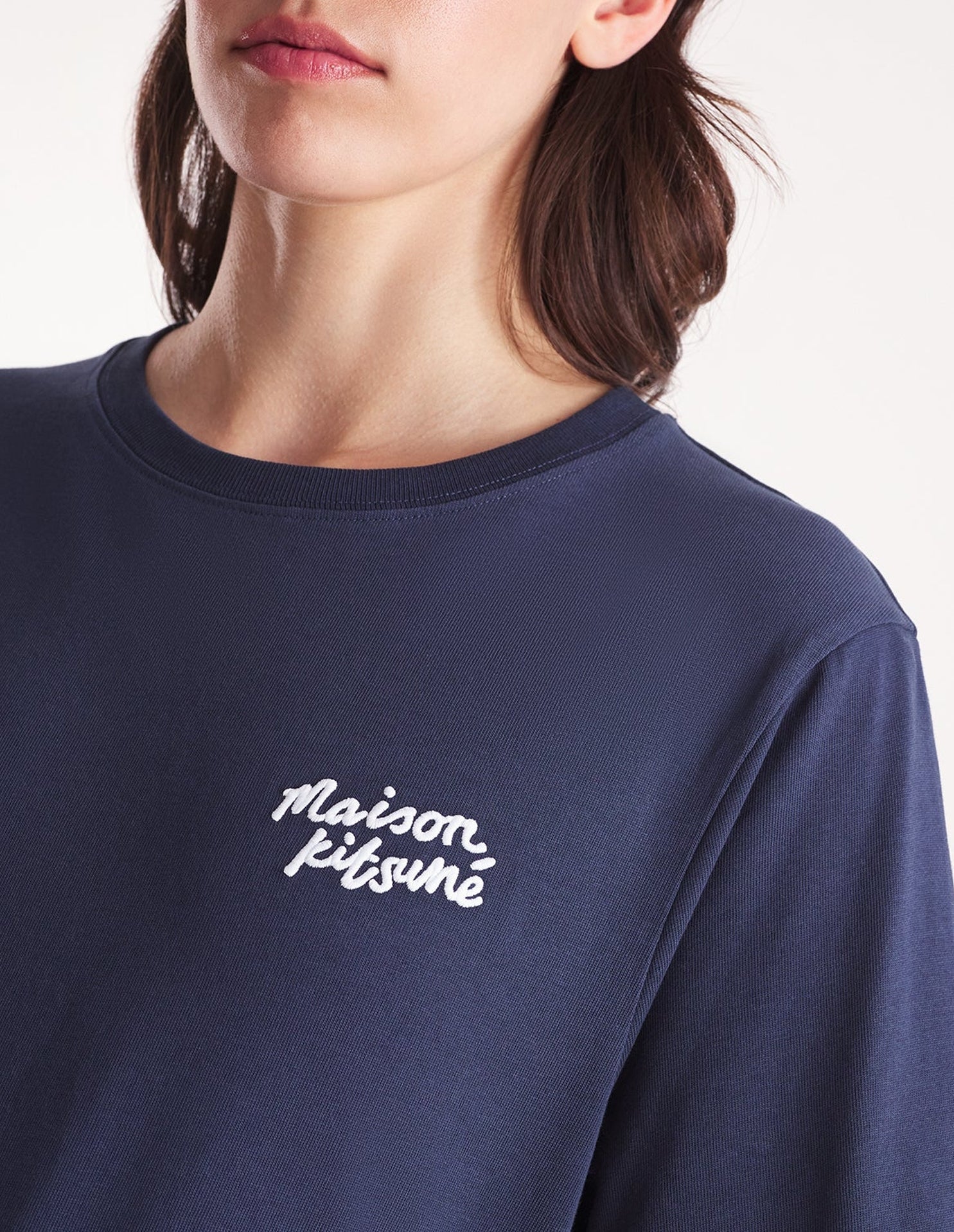 T-shirt with embroidery - Ink Blue