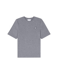 T-shirt Bold Fox Head avec écusson - Medium Grey Melange
