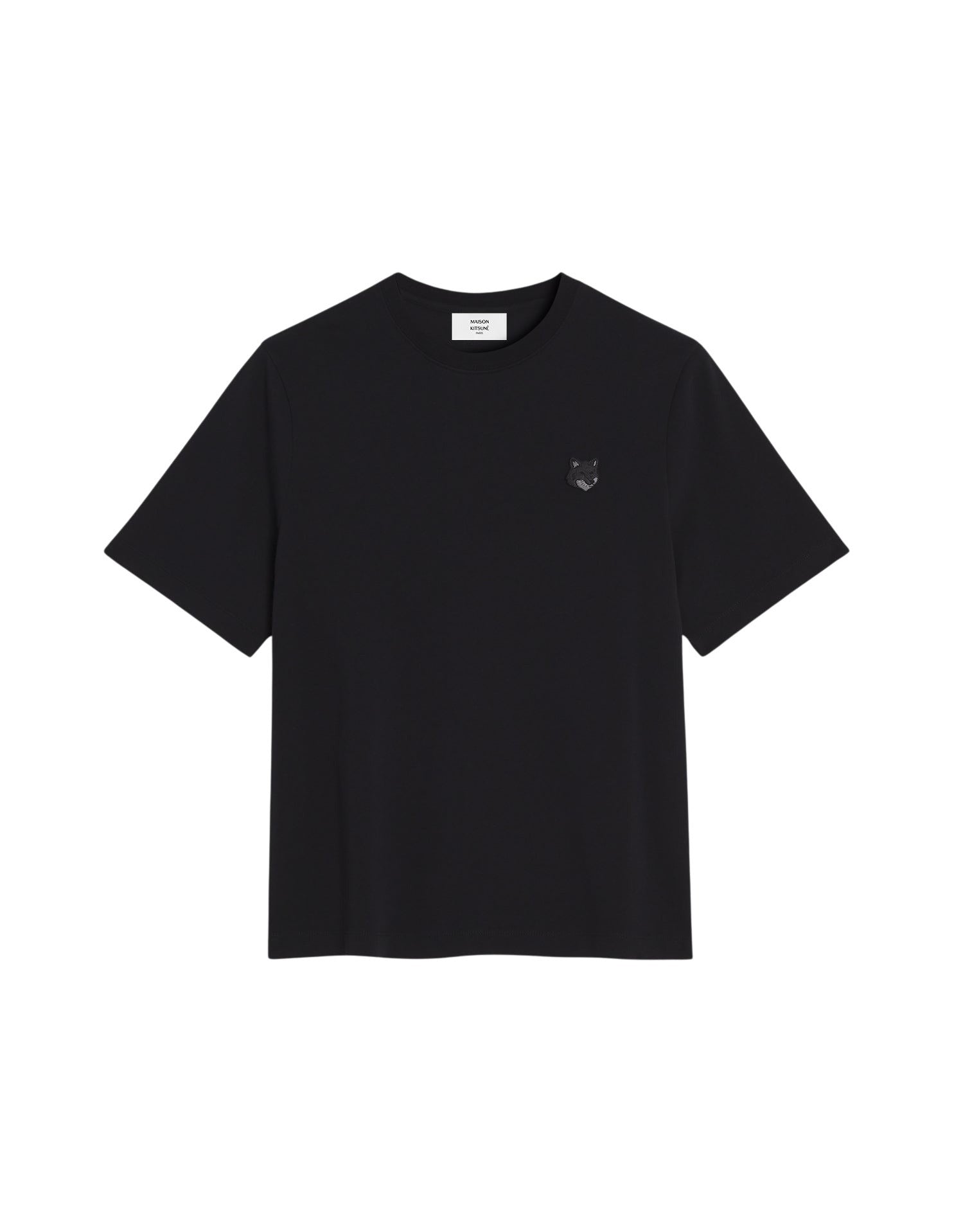 T-shirt Bold Fox Head avec écusson - Black
