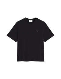 T-shirt Bold Fox Head avec écusson - Black