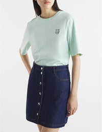 T-shirt Bold Fox Head avec écusson - Peppermint