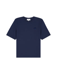 T-shirt Bold Fox Head avec écusson - Ink Blue