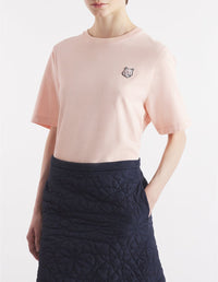 T-shirt Bold Fox Head avec écusson - Pasture Rose