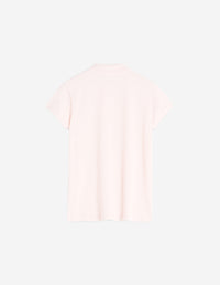 Baby Fox embroidered badge polo shirt - Rosewater