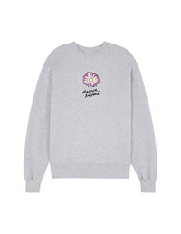 Sweatshirt à manches longues avec impression - Light Grey Melange