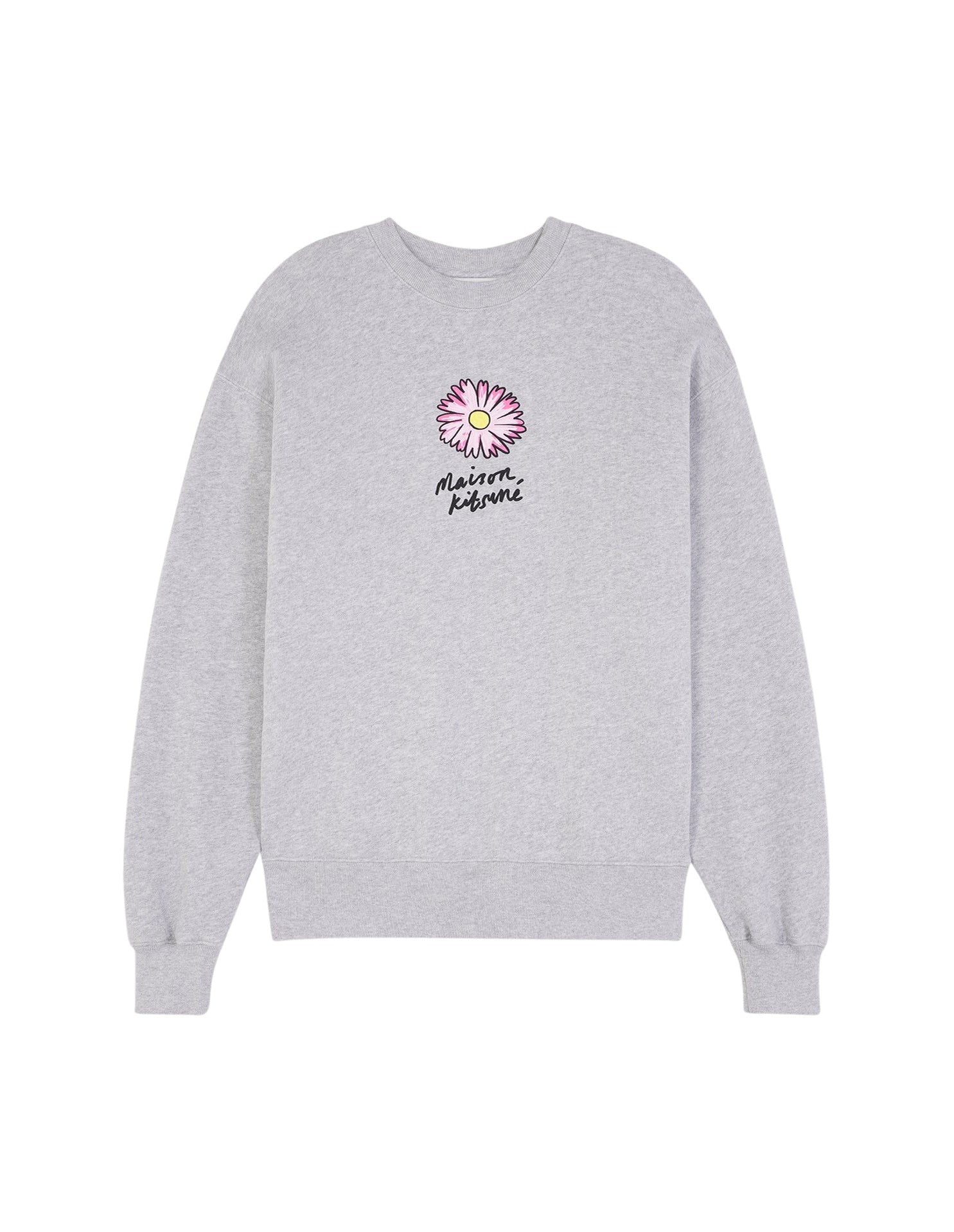 Sweatshirt à manches longues avec impression - Light Grey Melange