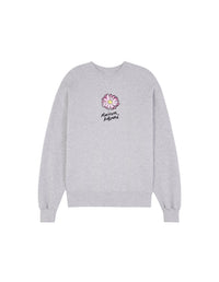 Pull à manches longues Floating Flower - Light Grey