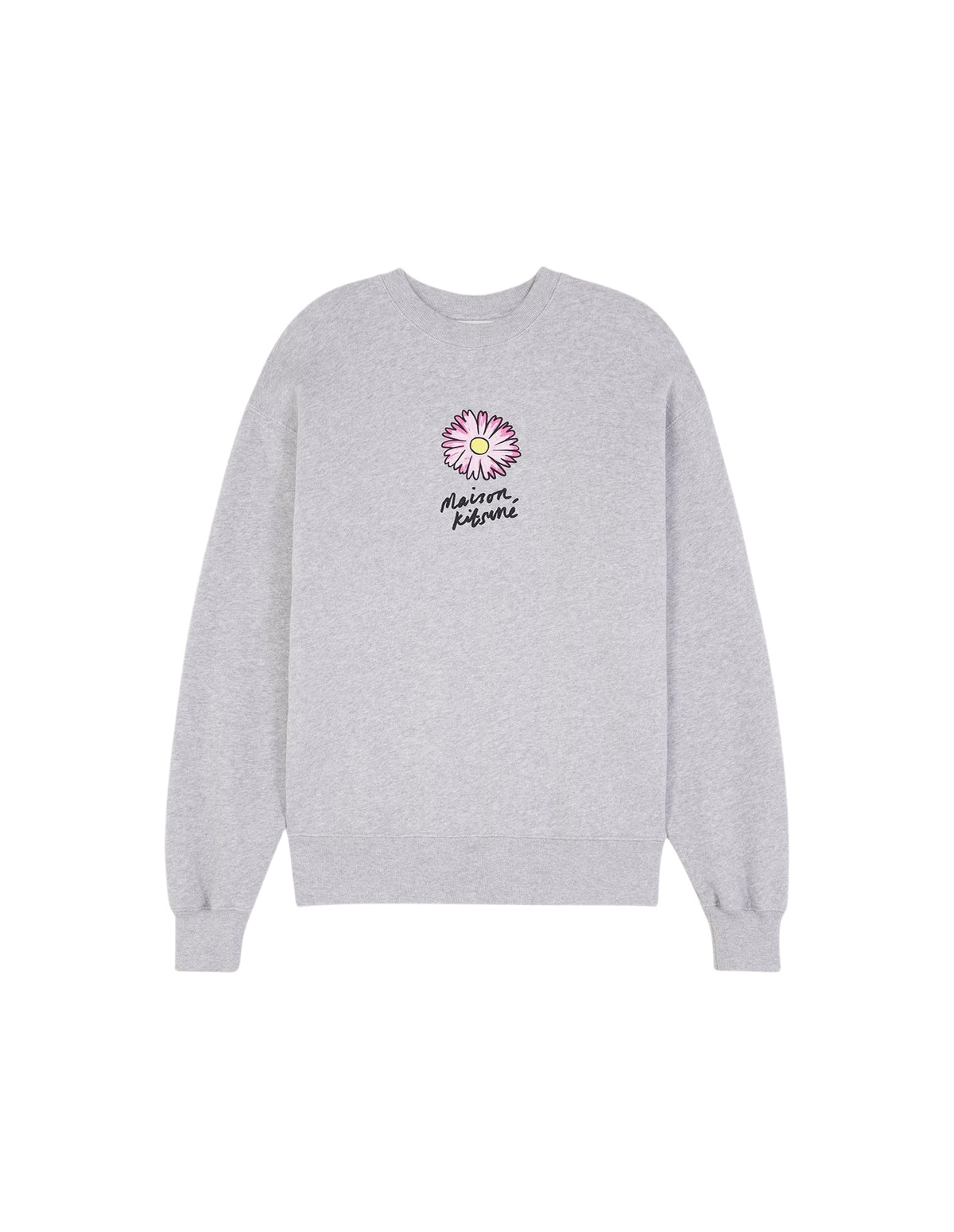 Pull à manches longues Floating Flower - Light Grey