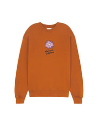 Sweatshirt à manches longues avec impression - Tobacco