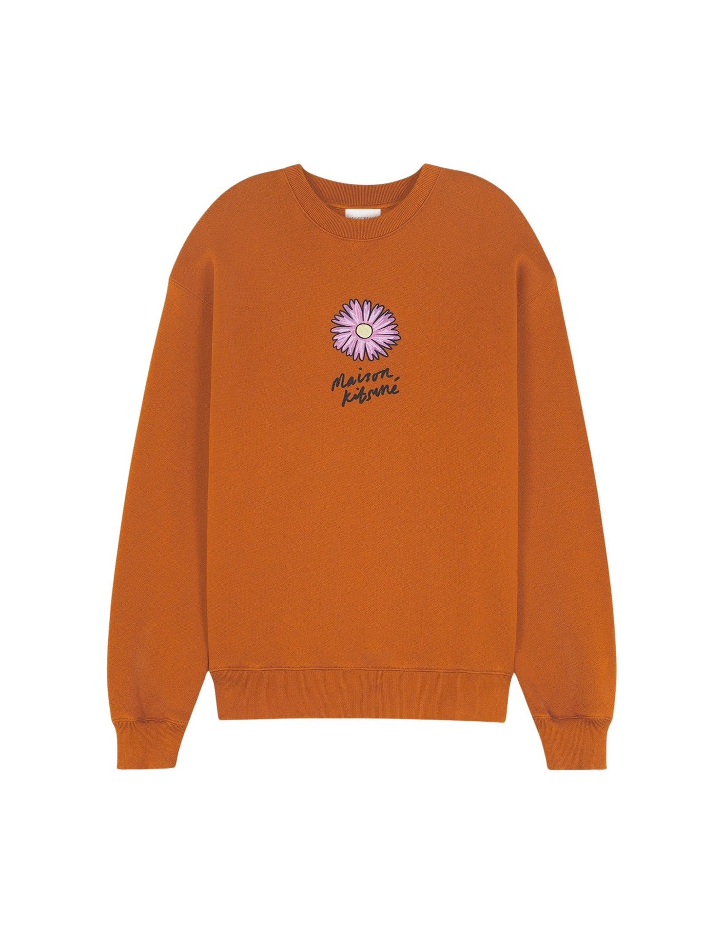 Sweatshirt à manches longues avec impression - Tobacco