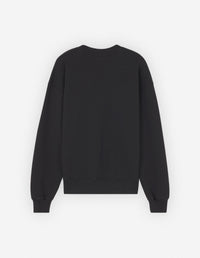Sweatshirt Bold Fox Head à col rond avec écusson - Black