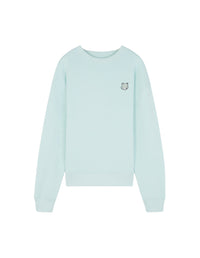 Sweatshirt Bold Fox Head à col rond avec écusson - Peppermint