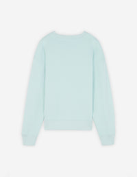 Sweatshirt Bold Fox Head à col rond avec écusson - Peppermint