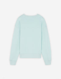 Sweatshirt Bold Fox Head à col rond avec écusson - Peppermint