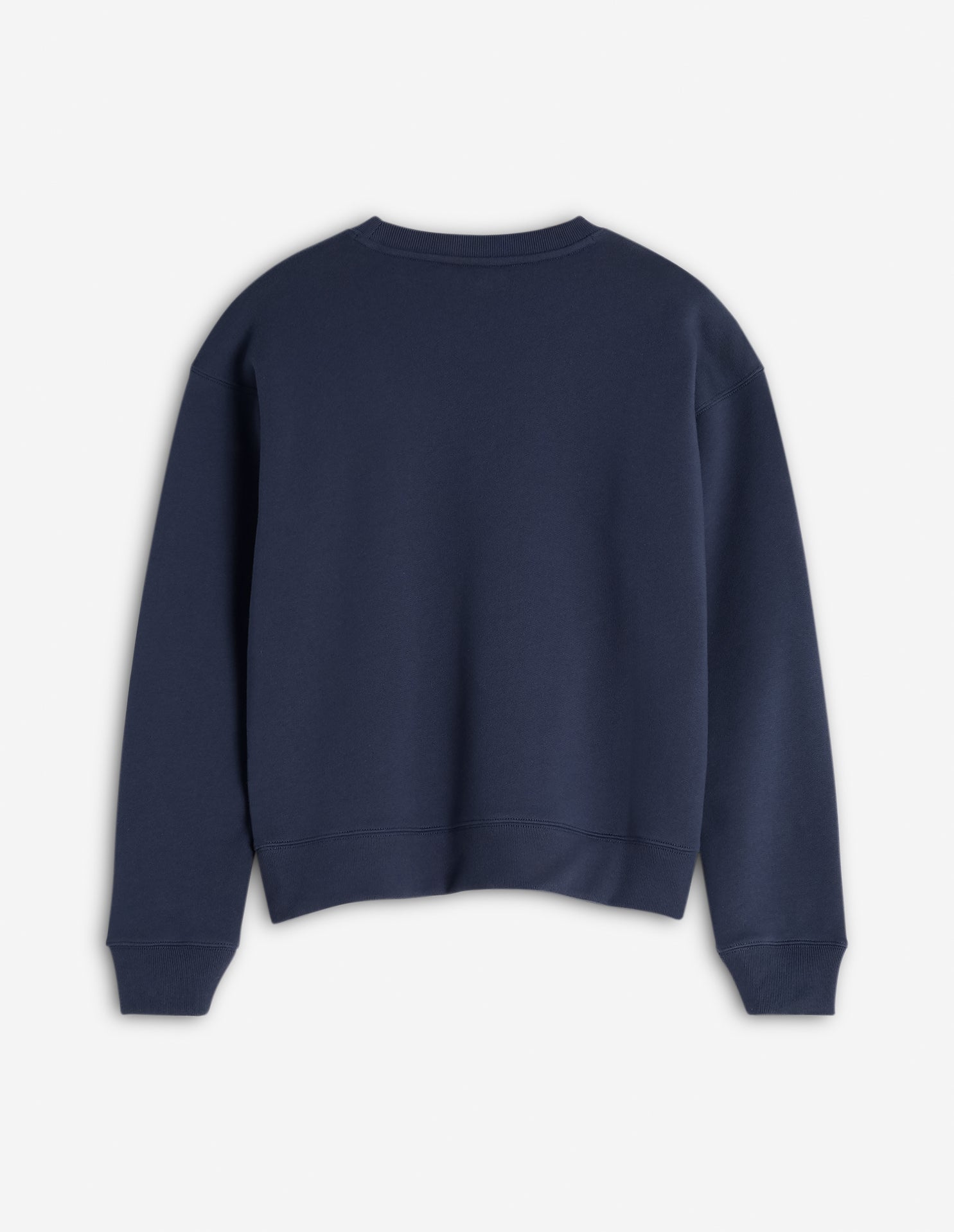 Bold Fox Head round-neck sweatshirt with crest - Ink Blue