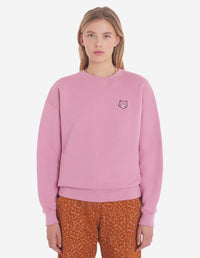Bold Fox Head Patch Comfort Sweatshirt - Rosebud