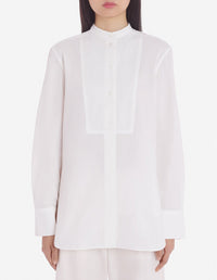 Chemise texturée à bretelles - White
