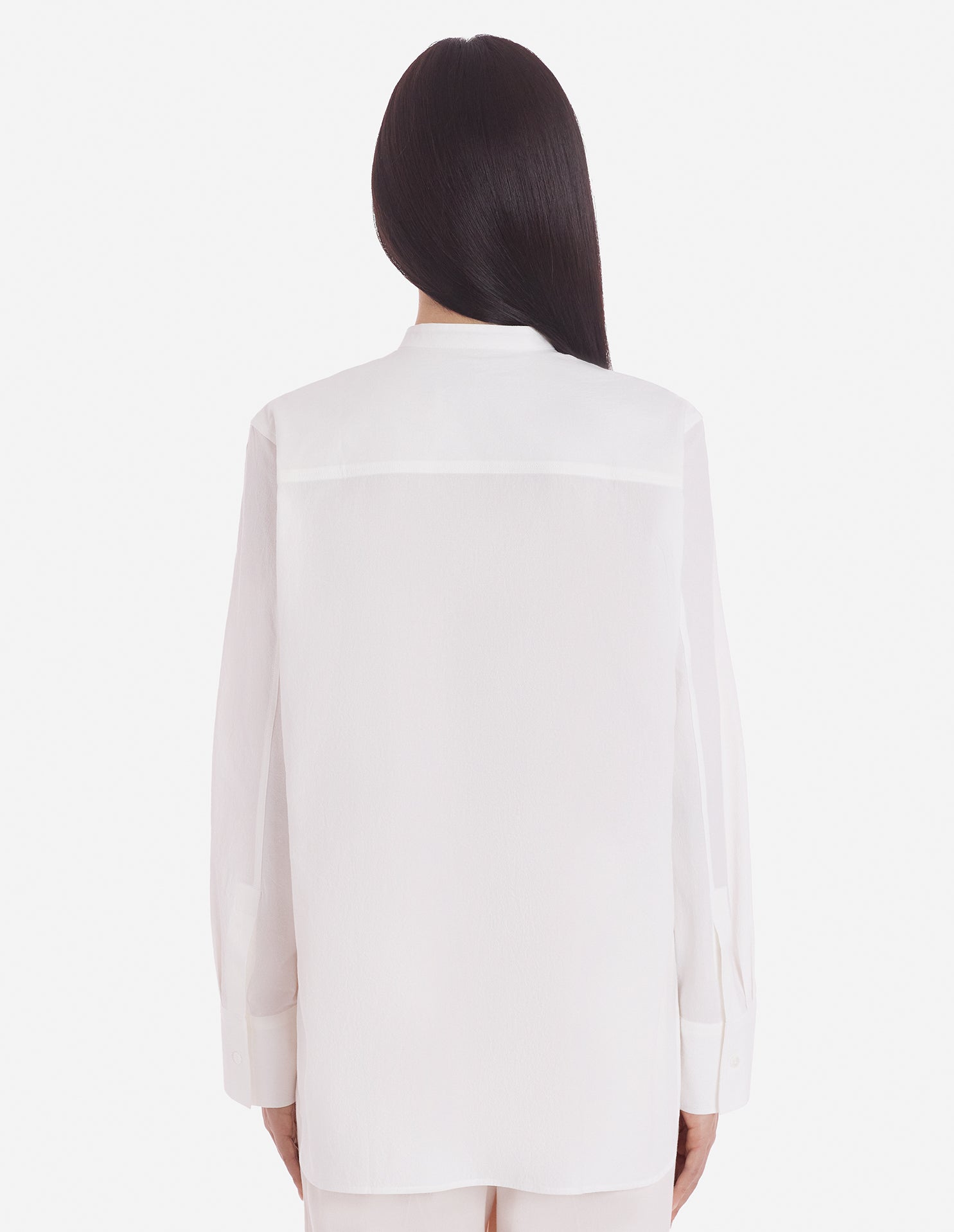 Chemise texturée à bretelles - White