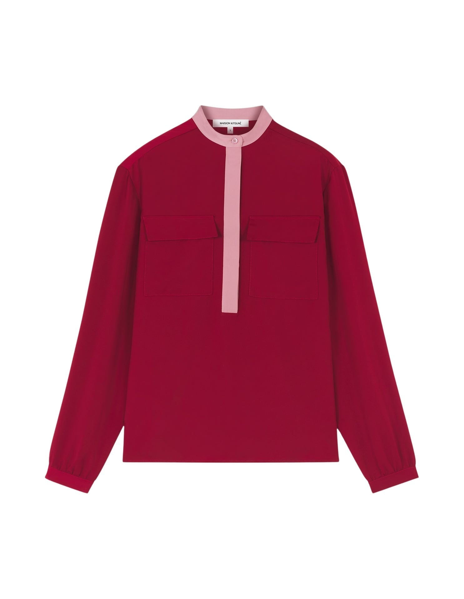 Blouse avec deux poches à l'avant - Brick Red
