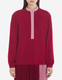 Blouse avec deux poches à l'avant - Brick Red