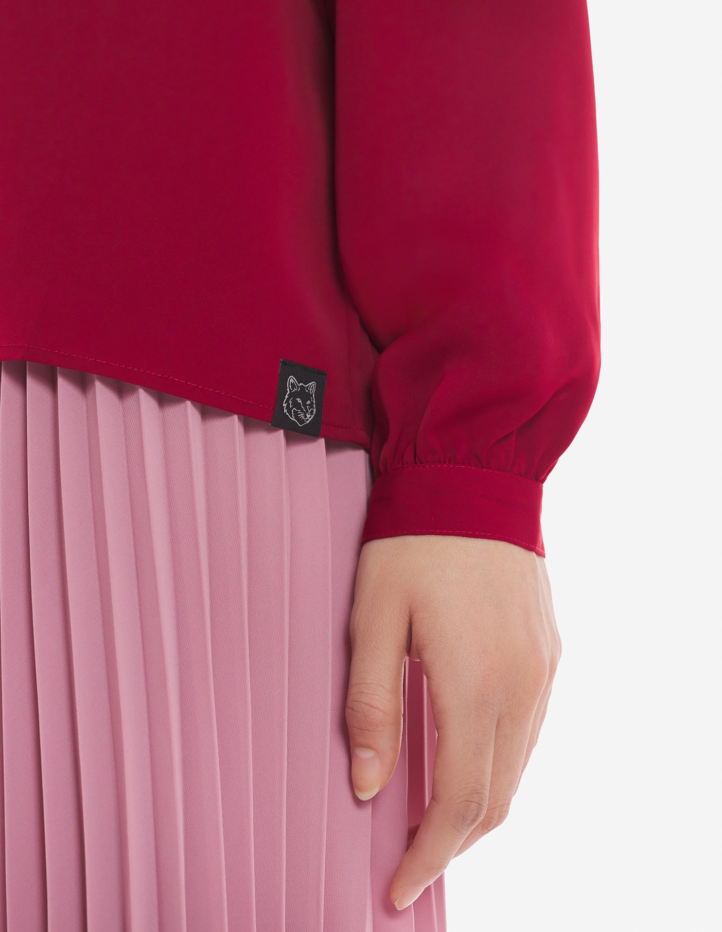 Blouse avec deux poches à l'avant - Brick Red