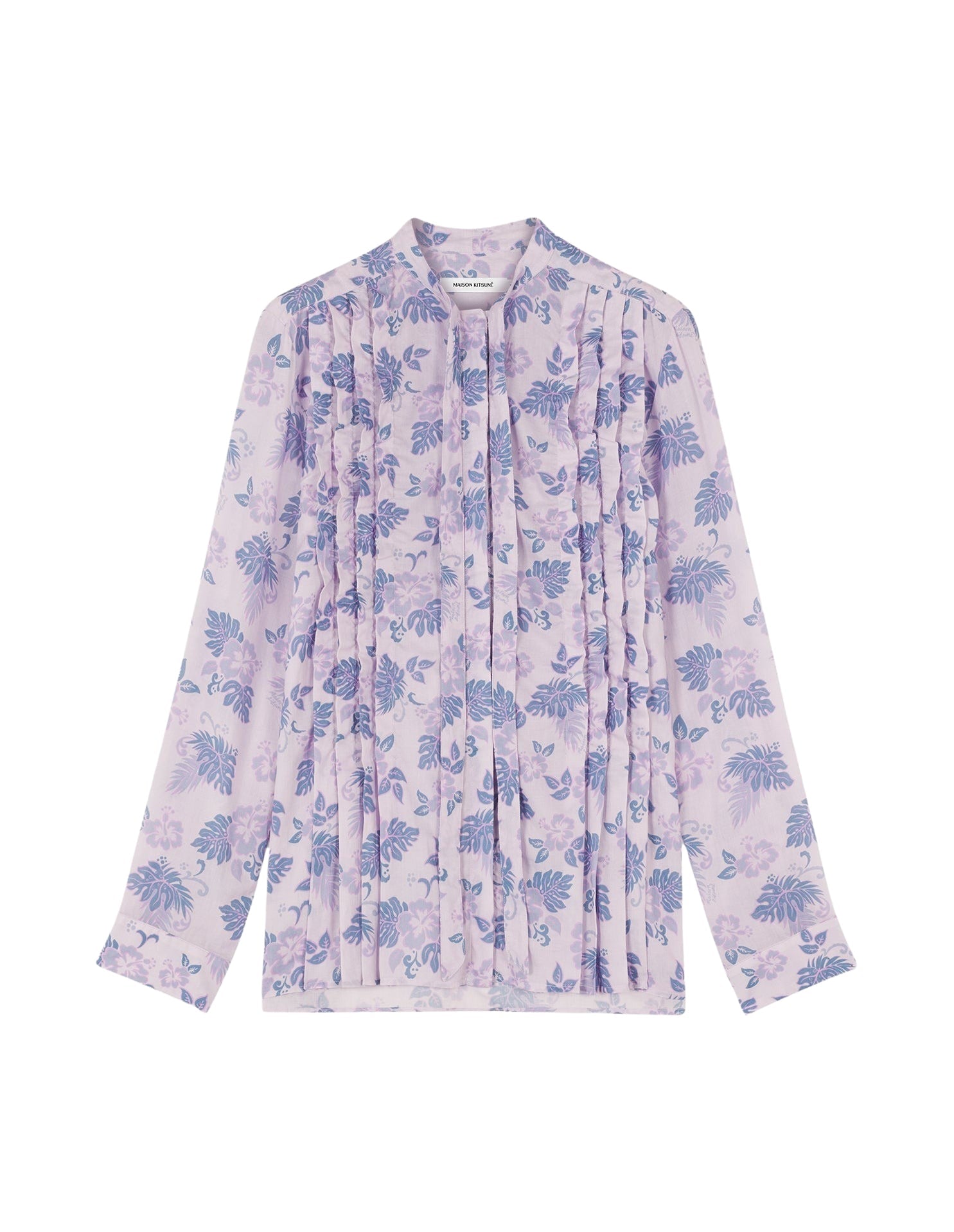 Blouse à plis et motif - Lilac Design