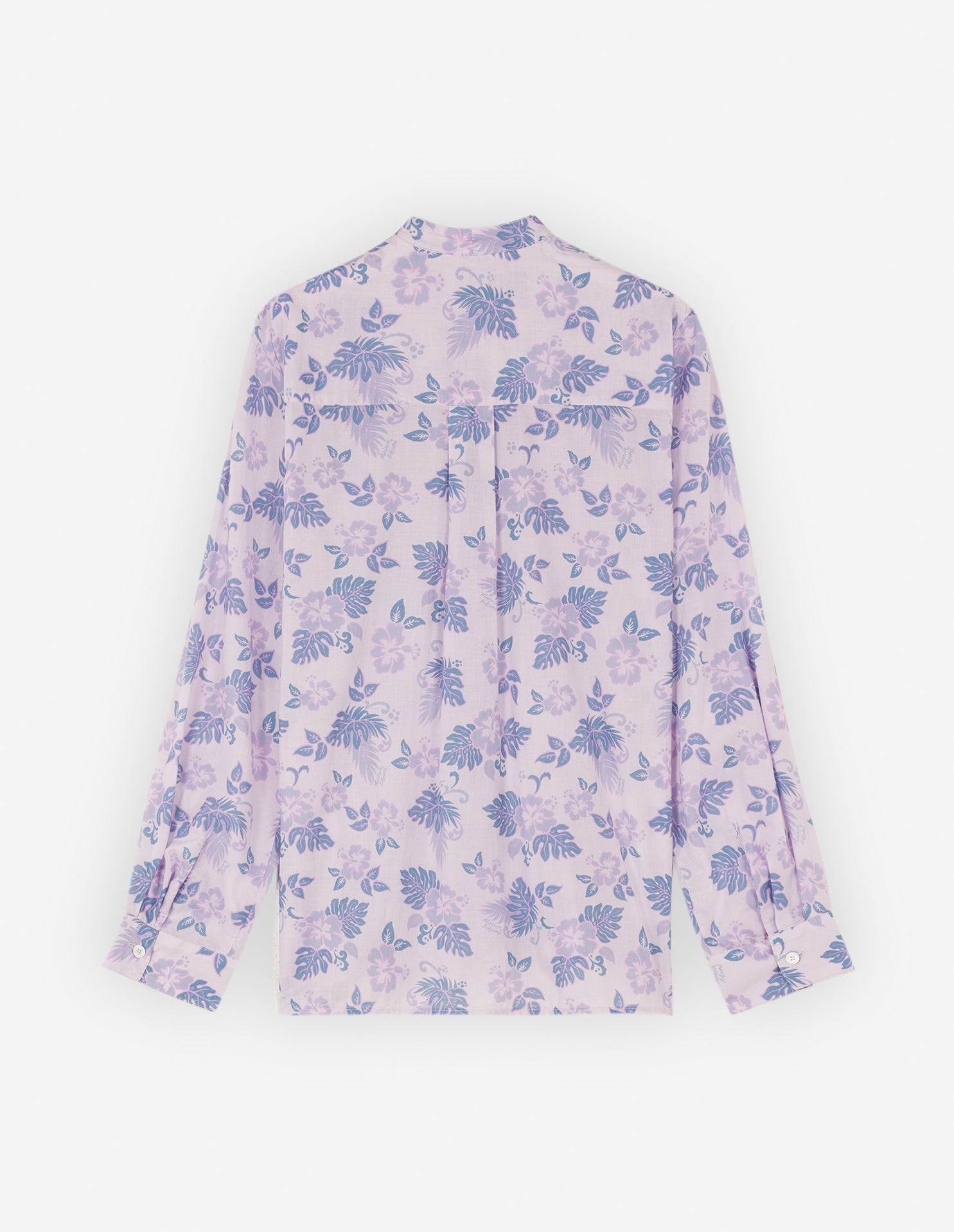 Pleated blouse with pattern - Lilac Design