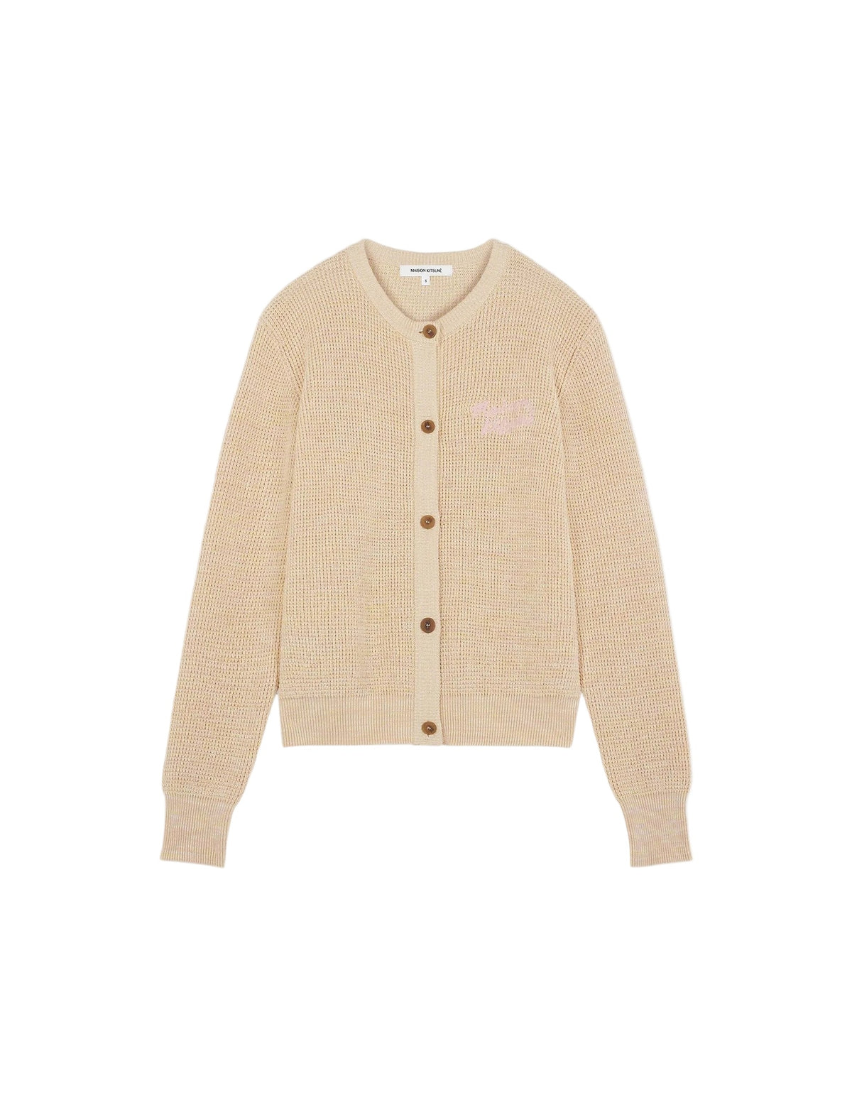 Cardigan Handwriting en laine - Chalk Yellow