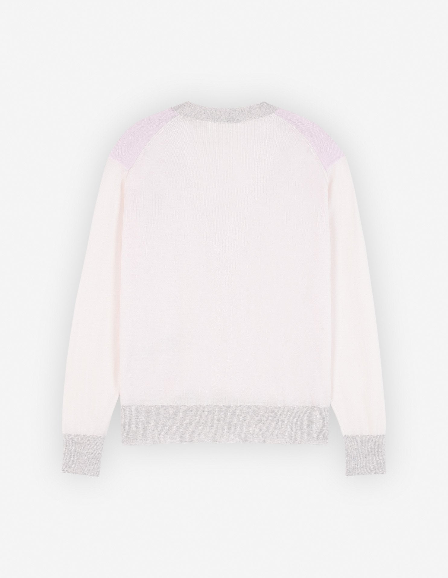Cardigan Baby Fox à manches longues en laine - Pale Pink
