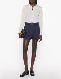 Baby Fox wool patch cardigan - Marble