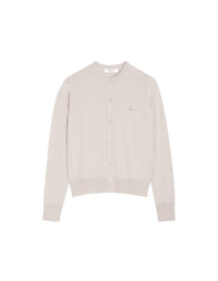 Cardigan Patch Baby Fox en laine - Marble