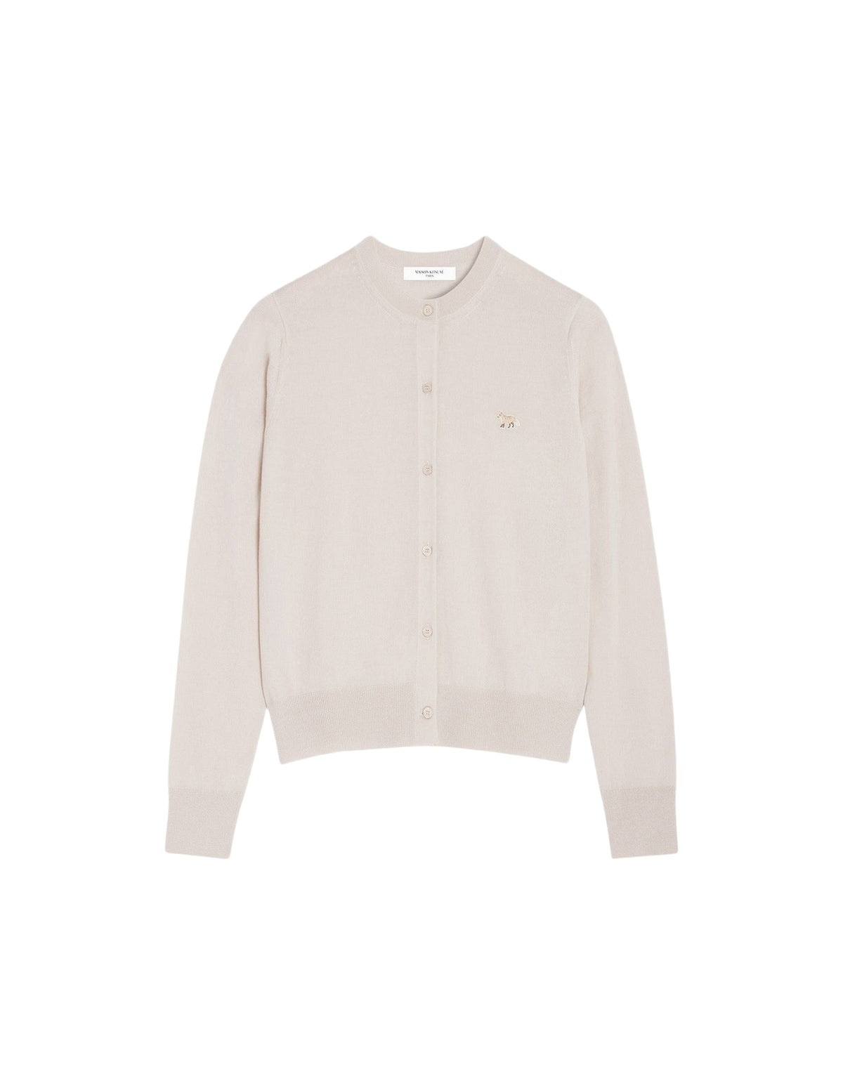 Cardigan Patch Baby Fox en laine - Marble