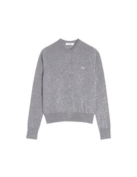 Cardigan Baby Fox en laine - Medium Grey