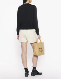 Baby Fox wool cardigan - Black