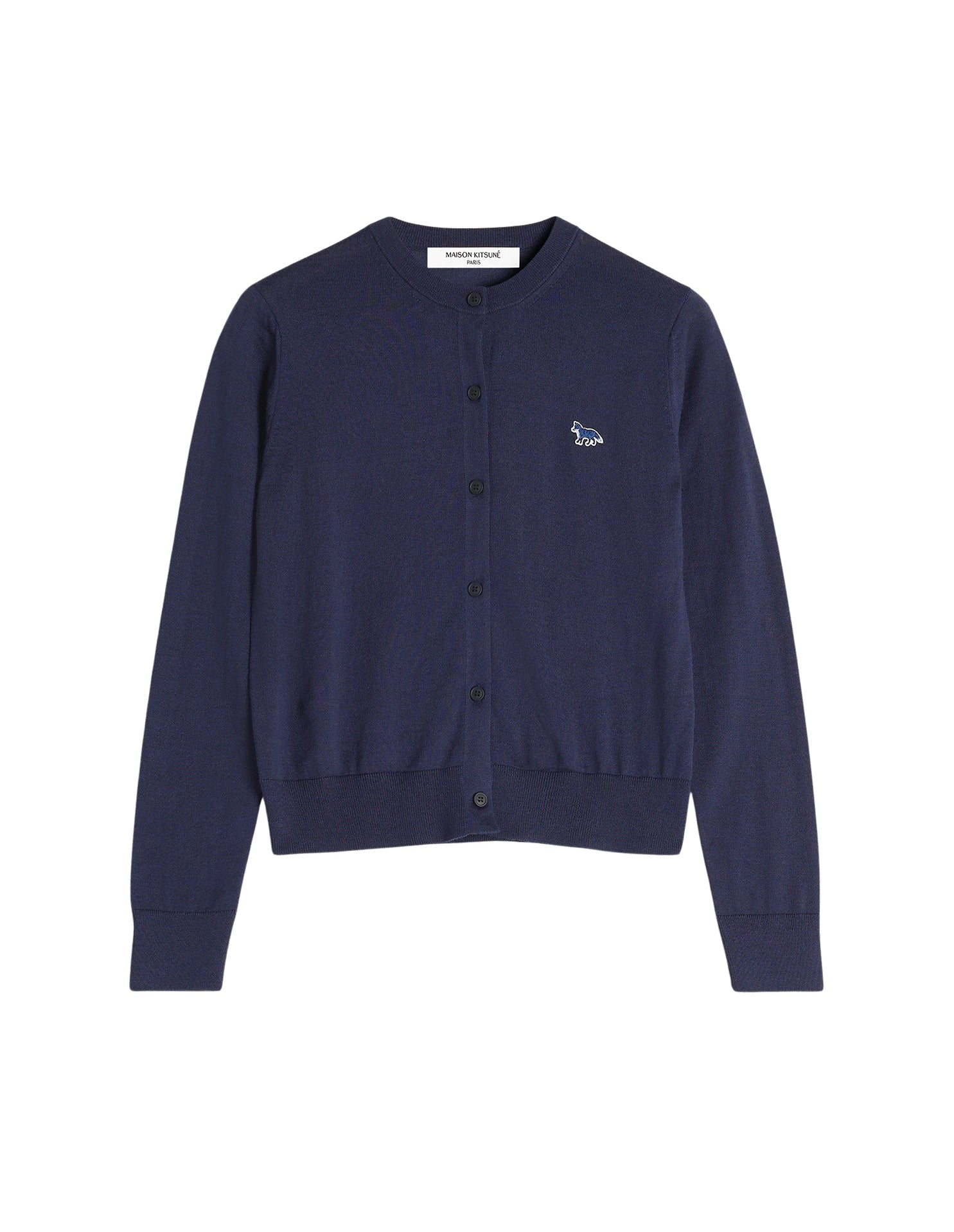Cardigan Baby Fox en laine - Deep Navy