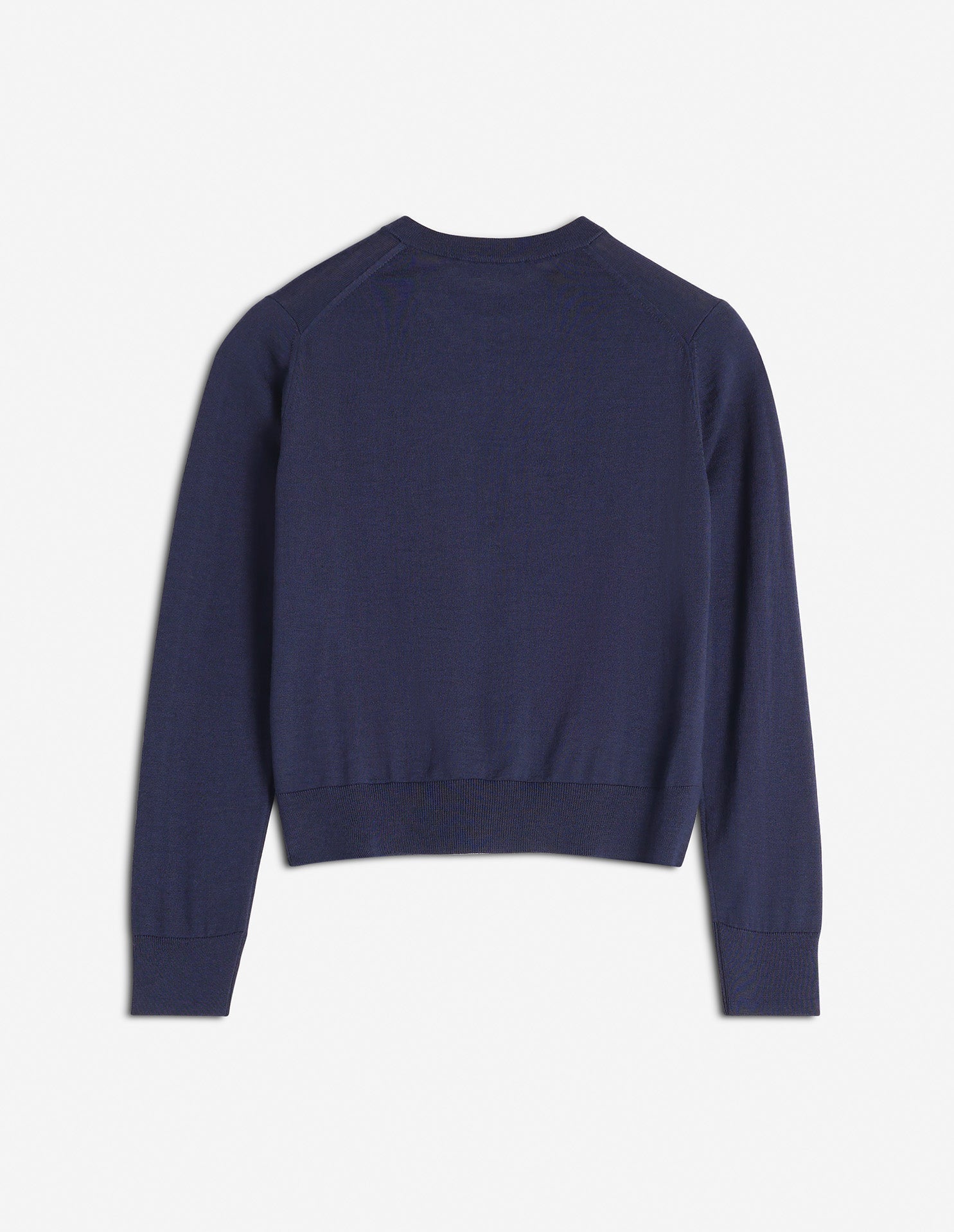 Baby Fox wool cardigan - Deep Navy