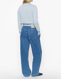 Cardigan avec écusson brodé en laine - Hortensia