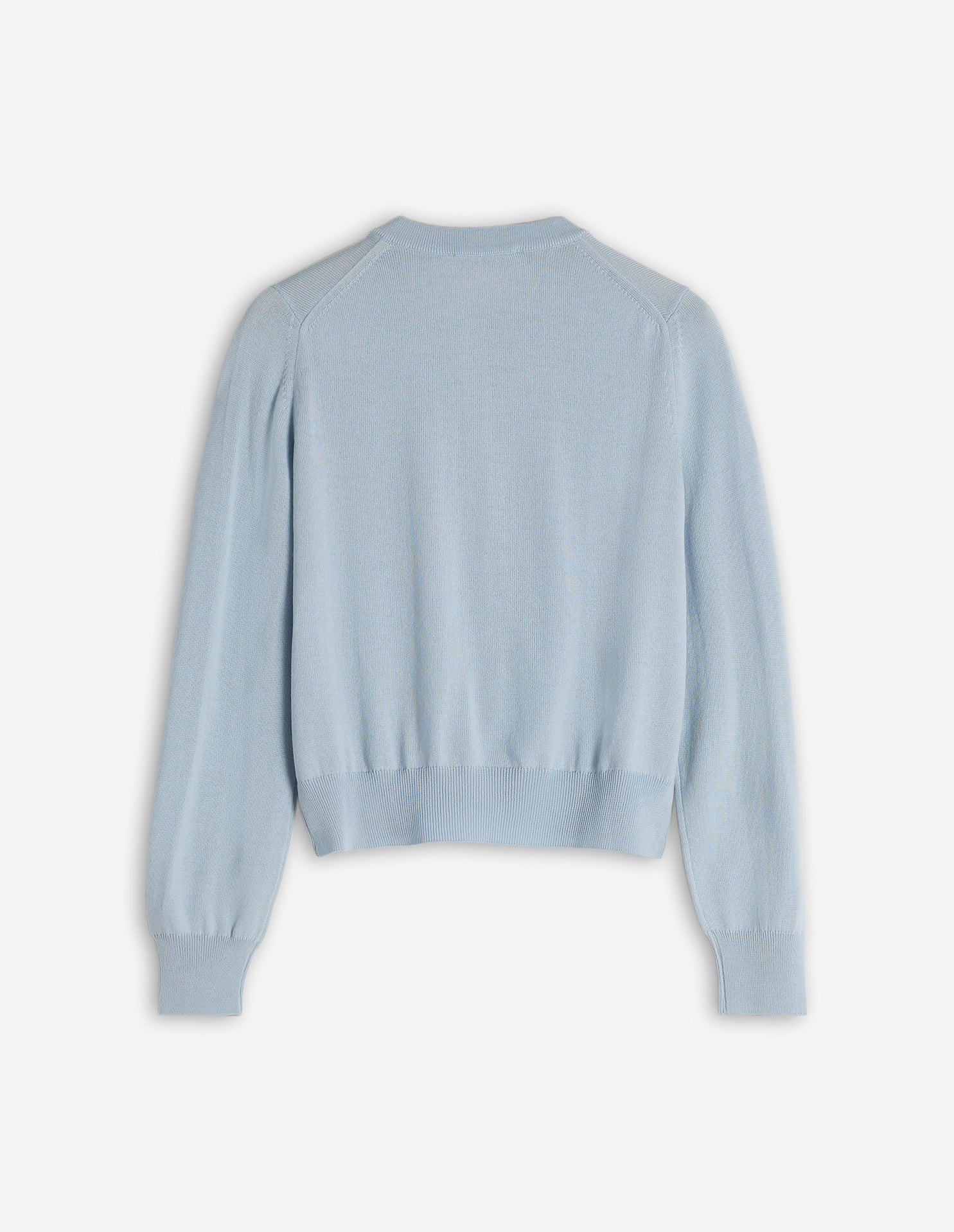 Bold Fox Head Patch Regular Cardigan - Hortensia