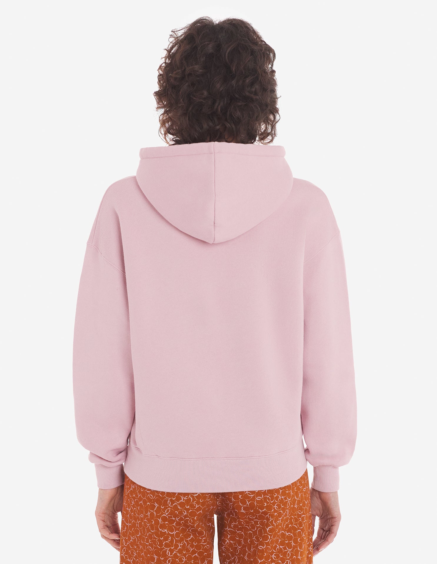 Sweat à capuche et manches longues - Mist Pink