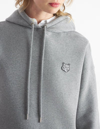 Sweat à capuche Bold Fox Head et manches longues - Medium Grey Melange