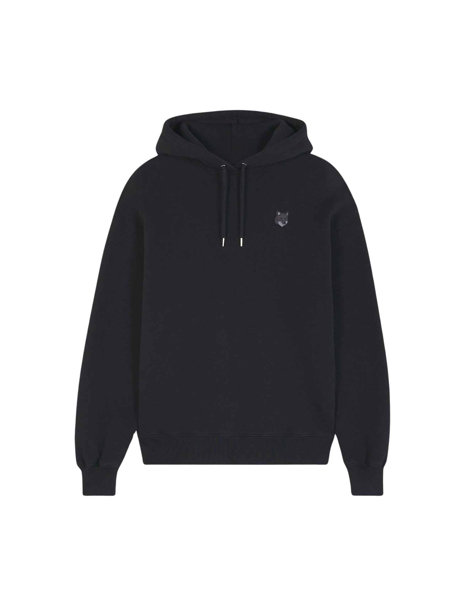 Sweat à capuche Bold Fox Head et manches longues - Black