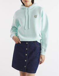 Sweat à capuche Bold Fox Head et manches longues - Peppermint