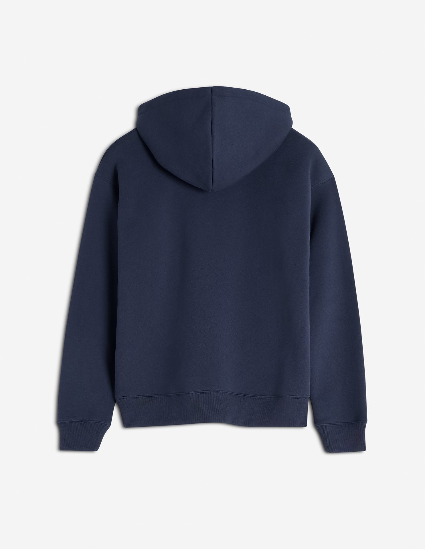 Bold Fox Head and long sleeve hoodie - Ink Blue