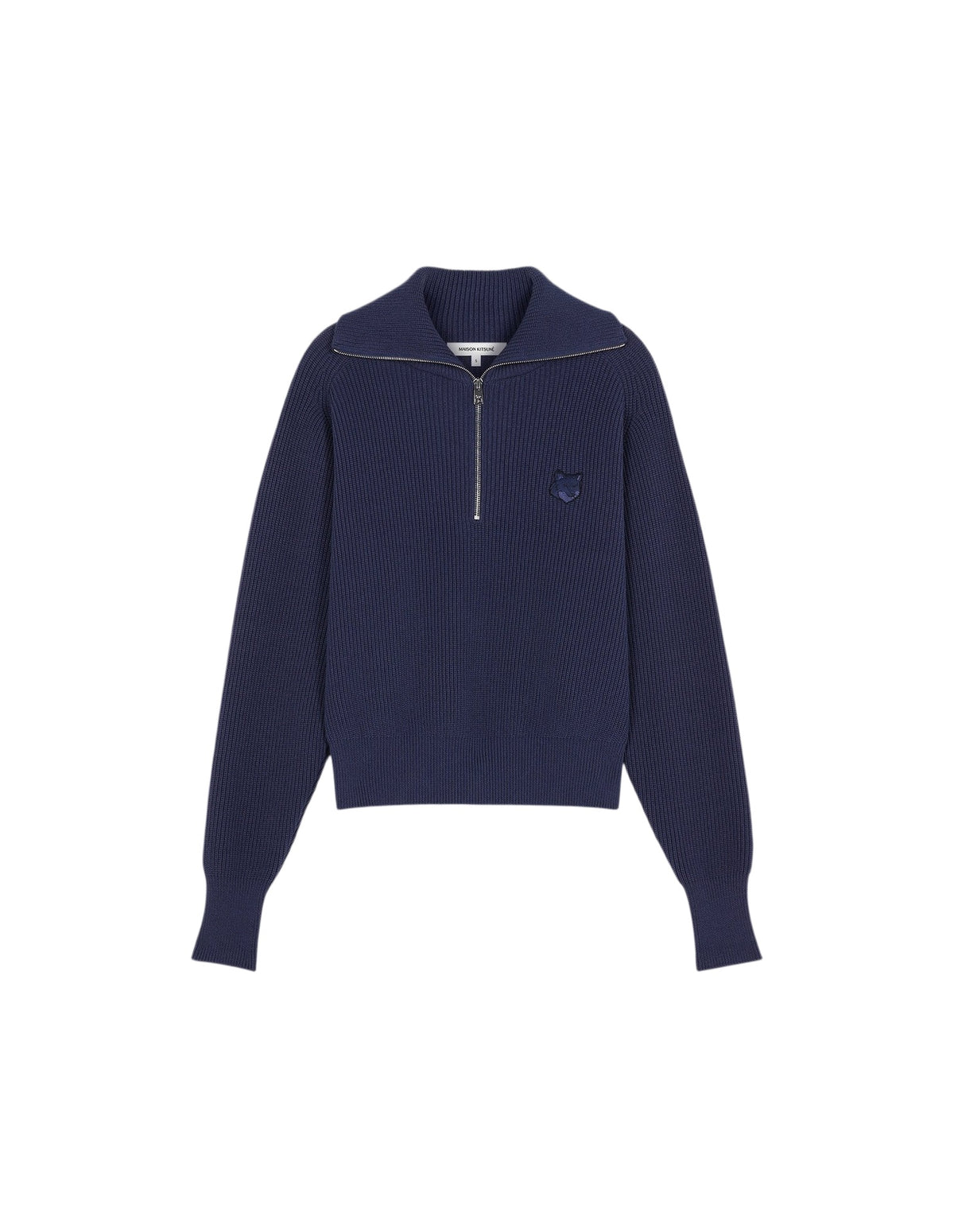 Pull à col zippé Bold Fox Head - Ink Blue