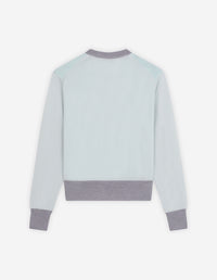 Pull Baby Fox à manches longues en laine - Peppermint