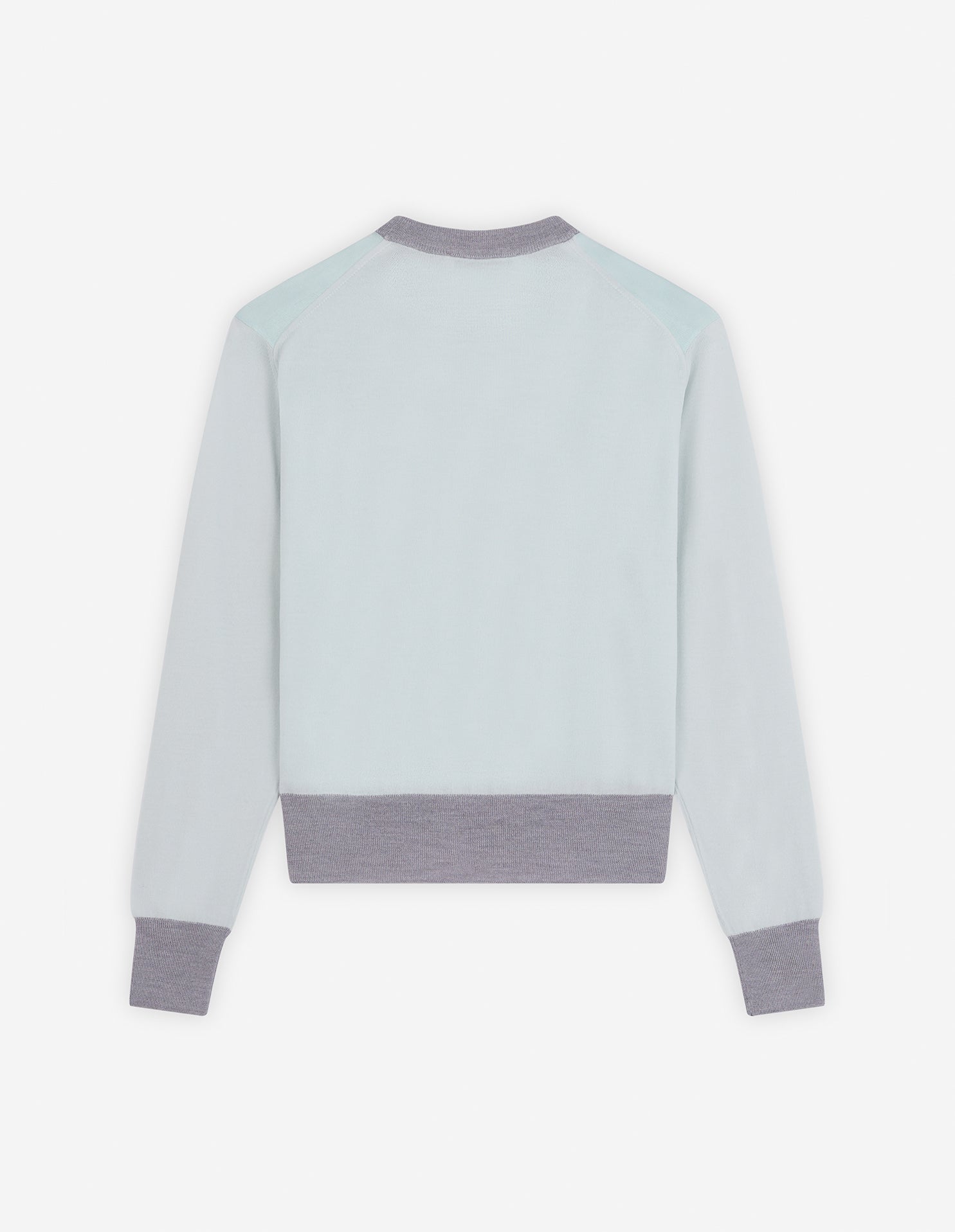 Pull Baby Fox à manches longues en laine - Peppermint